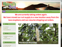 Tablet Screenshot of hawaiisbestmacnuts.com